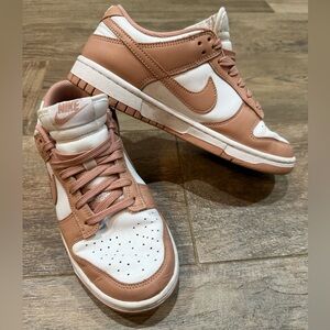 Women’s rose Nike dunks